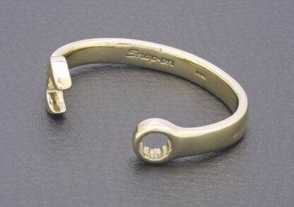 9ct Yellow Gold Spanner Bangle - Image 3