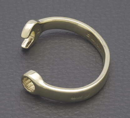 9ct Yellow Gold Spanner Bangle - Image 2