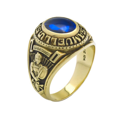 10ct Yellow Gold College Ring
