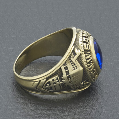 10ct Yellow Gold College Ring - Image 4