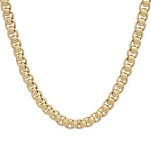 9ct Yellow Gold Roller Ball Chain 20&#8243; 6mm