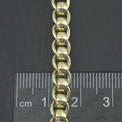 9ct Yellow Gold Roller Ball Chain 20" 6mm - Image 4