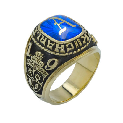 10ct Yellow Gold College Ring