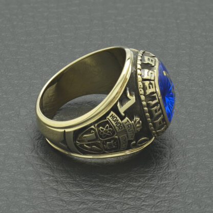10ct Yellow Gold College Ring - Image 3