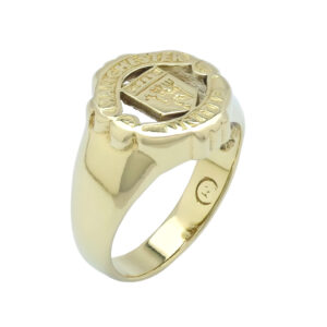9ct Yellow Gold Manchester United Ring