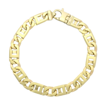 9ct Yellow Gold Marina Bracelet 8.5" 9mm