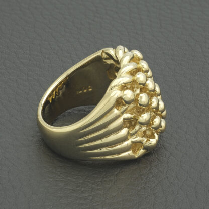 9ct Yellow Gold Keeper Ring - Image 4