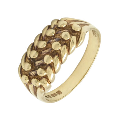 9ct Yellow Gold Keeper Ring