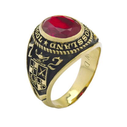 10ct Yellow Gold College Ring