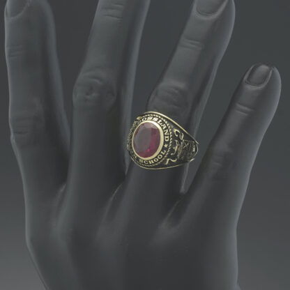10ct Yellow Gold College Ring - Image 4