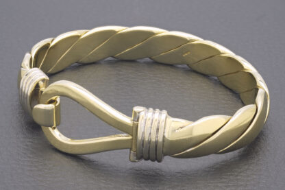 9ct Yellow Gold Loop Bangle - Image 2