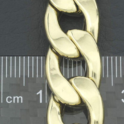 18ct Yellow Gold Curb Chain 26" 13mm - Image 2