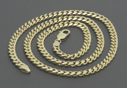 9ct Yellow Gold Curb Chain 23.5" 5mm - Image 2