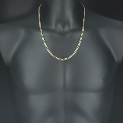 9ct Yellow Gold Curb Chain 23.5" 5mm - Image 3