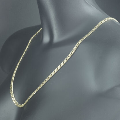 9ct Yellow Gold Fancy Curb Chain 28" 5.5mm - Image 4