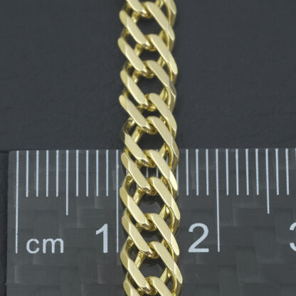 9ct Yellow Gold Fancy Curb Chain 28" 5.5mm - Image 5
