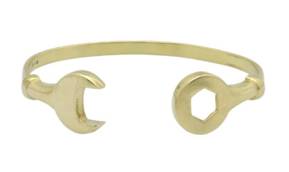 9ct Yellow Gold Spanner Bangle