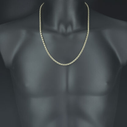 9ct Yellow Gold Belcher Chain 24" 4.5mm - Image 3