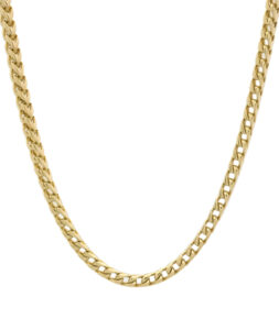 9ct Yellow Gold Franco Chain 25&#8243; 3.5mm