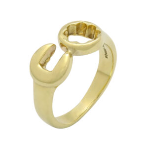 9ct Yellow Gold Spanner Ring