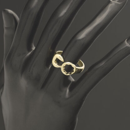 9ct Yellow Gold Spanner Ring - Image 4