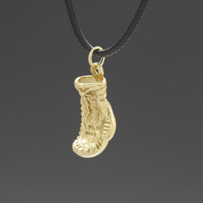 9ct Yellow Gold Boxing Glove Pendant - Image 2