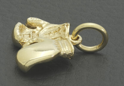 9ct Yellow Gold Boxing Gloves Pendant - Image 3