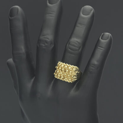 9ct Yellow Gold Keeper Ring - Image 4
