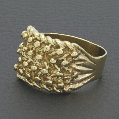 9ct Yellow Gold Keeper Ring - Image 3