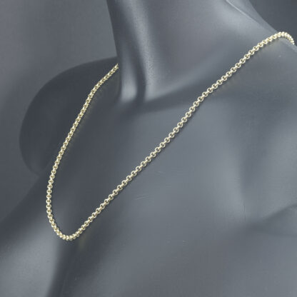 9ct Yellow Gold Belcher Chain 24.5" 4mm - Image 4