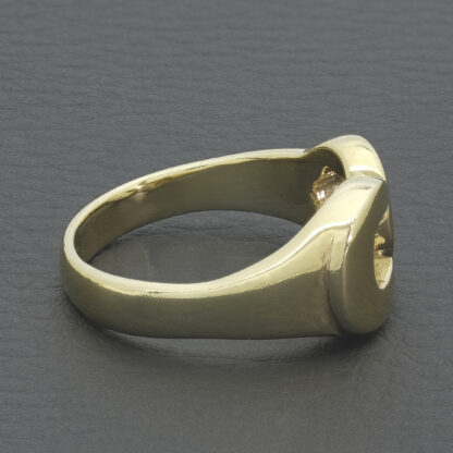 9ct Yellow Gold Spanner Ring - Image 2