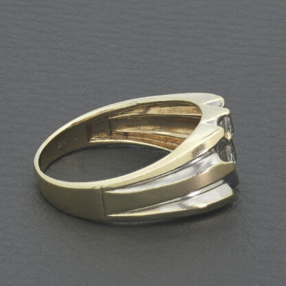 9ct Yellow Gold 0.50ct Diamond Crossover Ring - Image 2