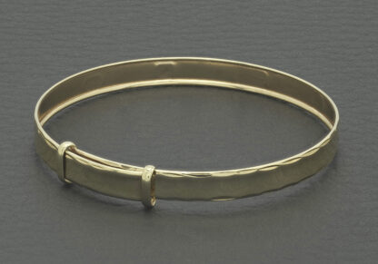 9ct Yellow Gold Children's Expandable Bangle - Image 2