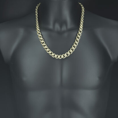 9ct Yellow Gold Roller Ball Chain 23.5'' 12mm - Image 3