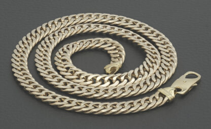 9ct Rose Gold Curb Chain 23" 8.5mm - Image 5