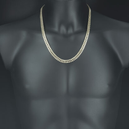 9ct Rose Gold Curb Chain 23" 8.5mm - Image 4