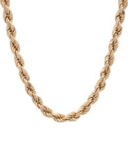9ct Rose Gold Rose Chain 28&#8243; 5.5mm
