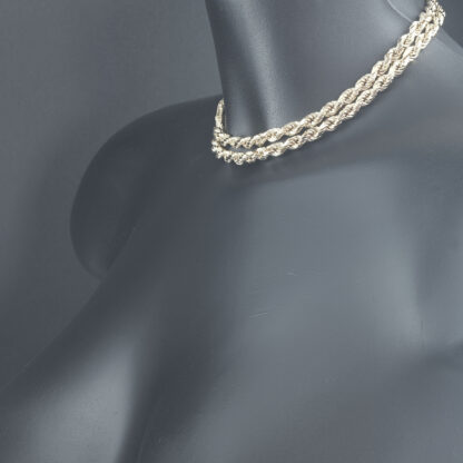 9ct Rose Gold Rose Chain 28" 5.5mm - Image 3