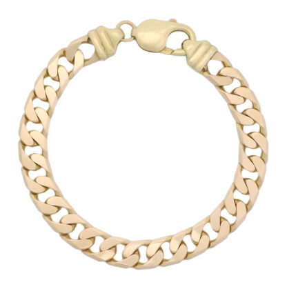 9ct Yellow Gold Curb Bracelet 7.5" 8mm