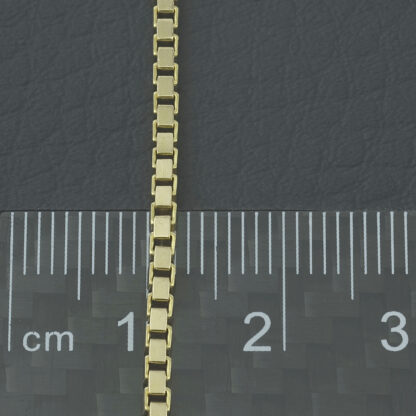 9ct Yellow Gold Box Link Chain 24" 2mm - Image 2