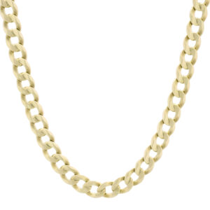 9ct Yellow Gold Curb Chain 24&#8243; 6.5mm