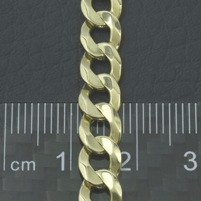 9ct Yellow Gold Curb Chain 24" 6.5mm - Image 2
