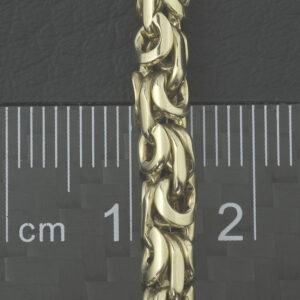 9ct Yellow Gold King Bracelet 8″ 4.5mm