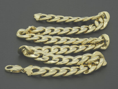 18ct Yellow Gold Curb Chain 20" 13mm - Image 5