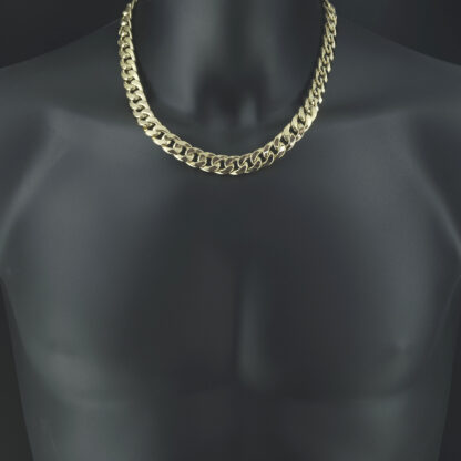 18ct Yellow Gold Curb Chain 20" 13mm - Image 3