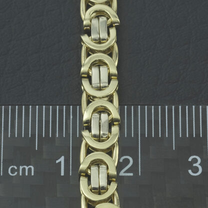 9ct Yellow Gold Byzantine Chain 18.5" 5.5mm - Image 2