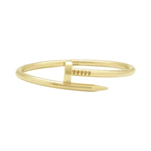9ct Rose Gold Nail Bangle