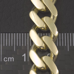 9ct Yellow Gold Cuban Bracelet 7&#8243; 10.5mm