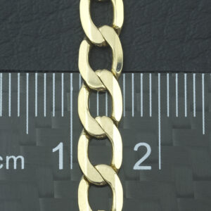 9ct Yellow Gold Curb Chain 21&#8243; 5mm