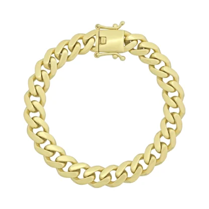 9ct Yellow Gold Curb Bracelet 7" 8.5mm